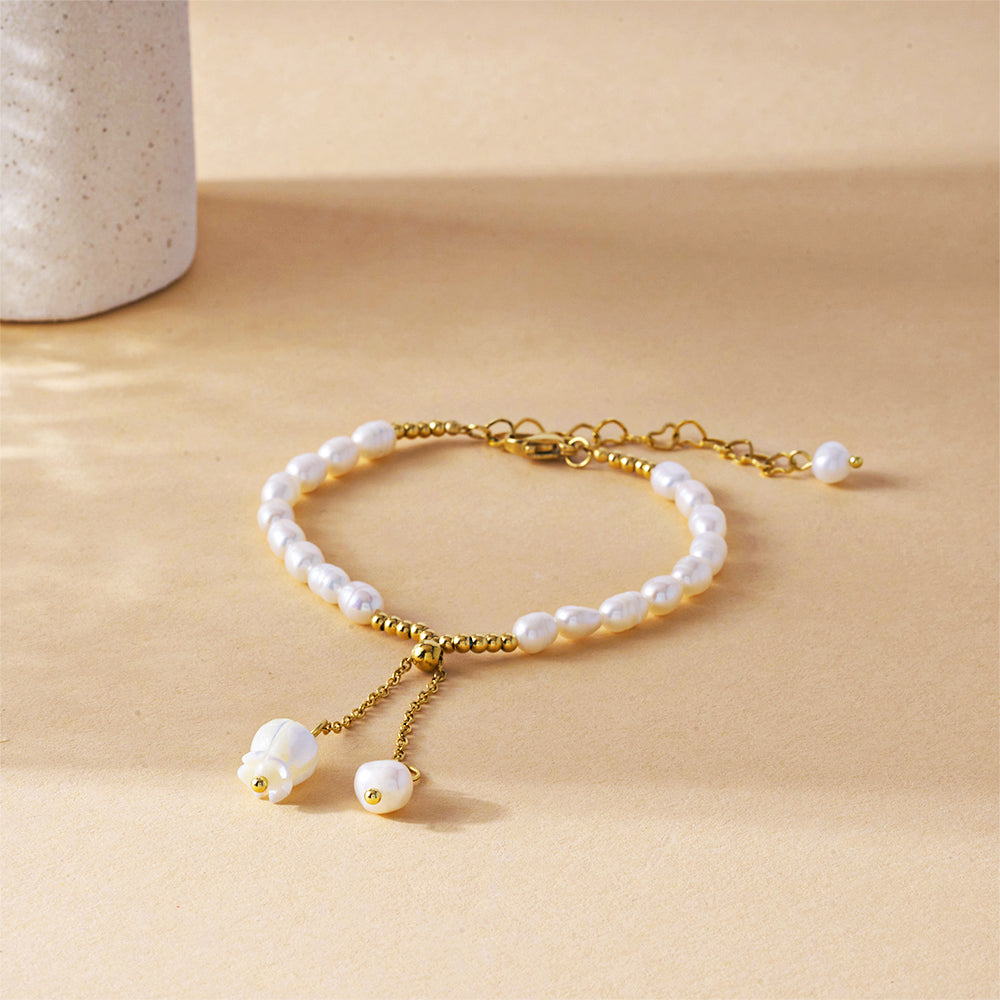 Strings Of Pearl Bracelet