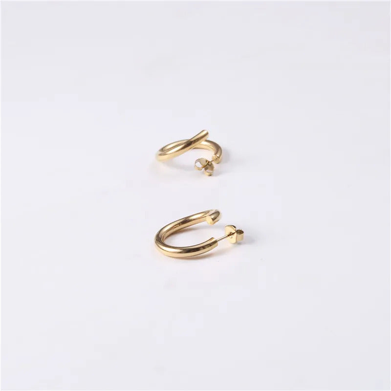 Twisted Hoop Earrings