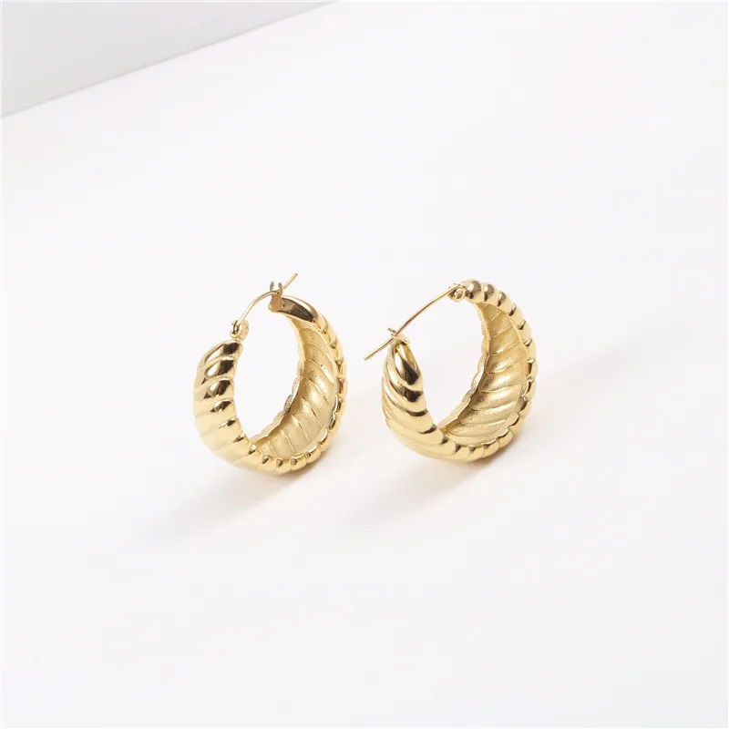 Croissant Hoop Earrings