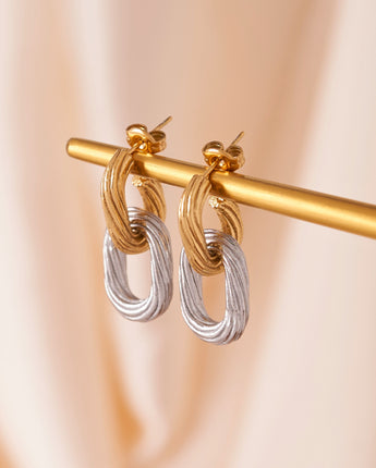 Yinyang Link Earrings