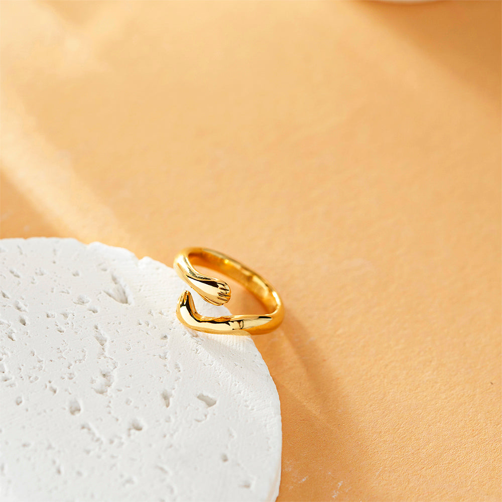 Gold Hug Ring