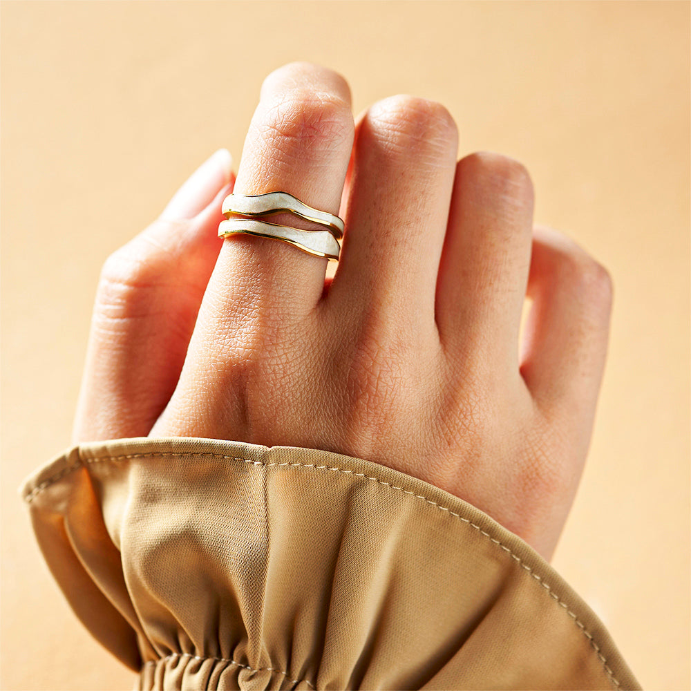Tidal Wave Opal Ring