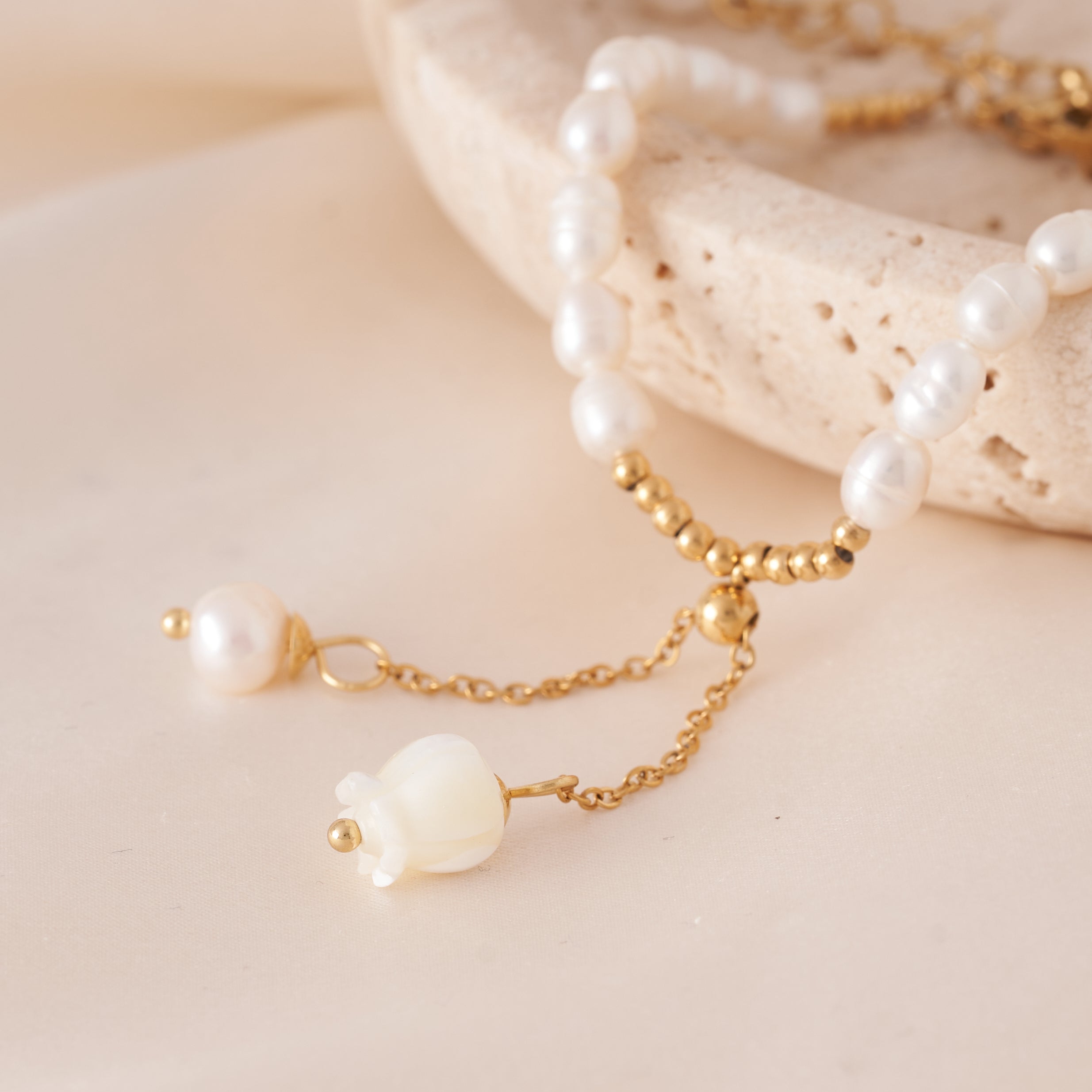 Strings Of Pearl Bracelet
