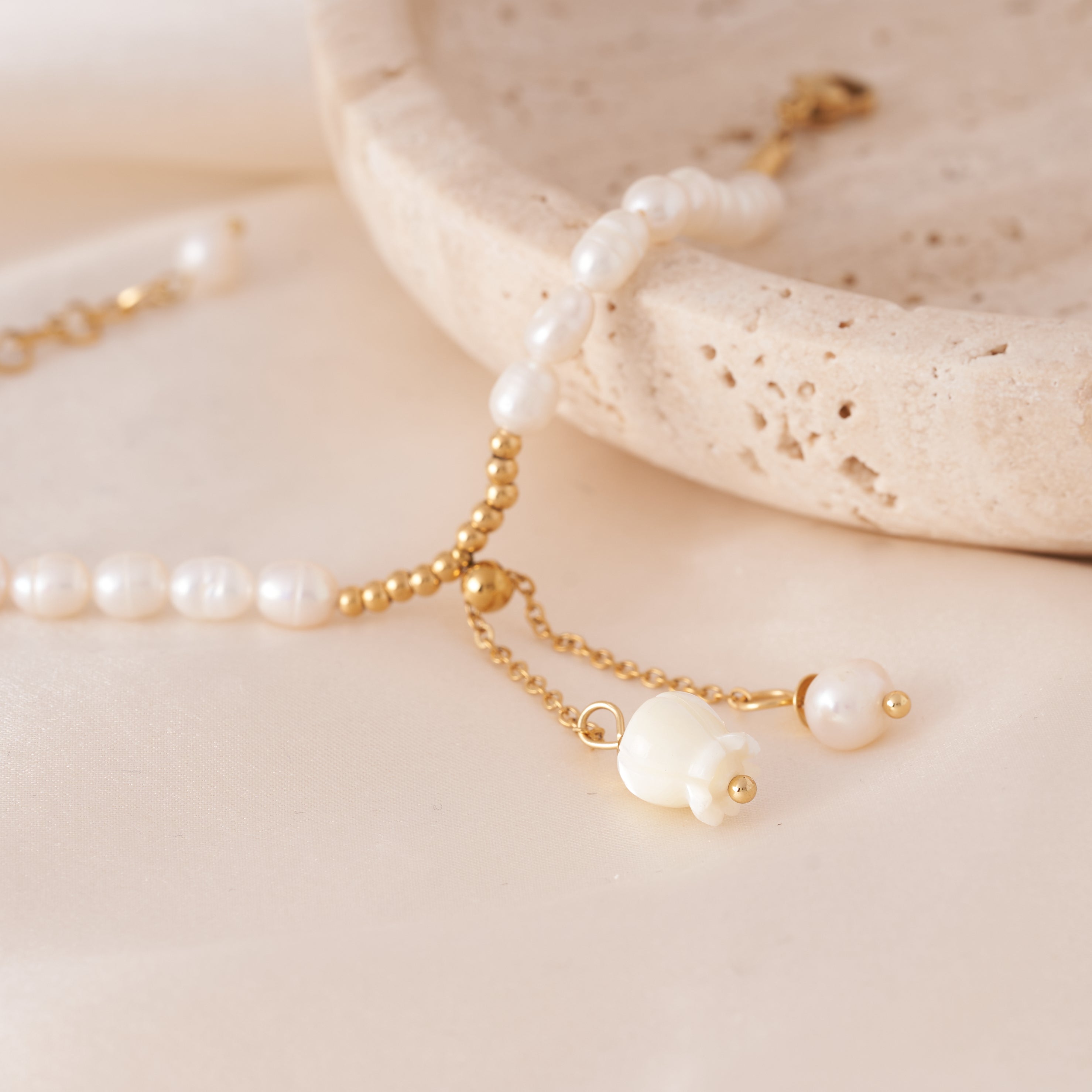 Strings Of Pearl Bracelet