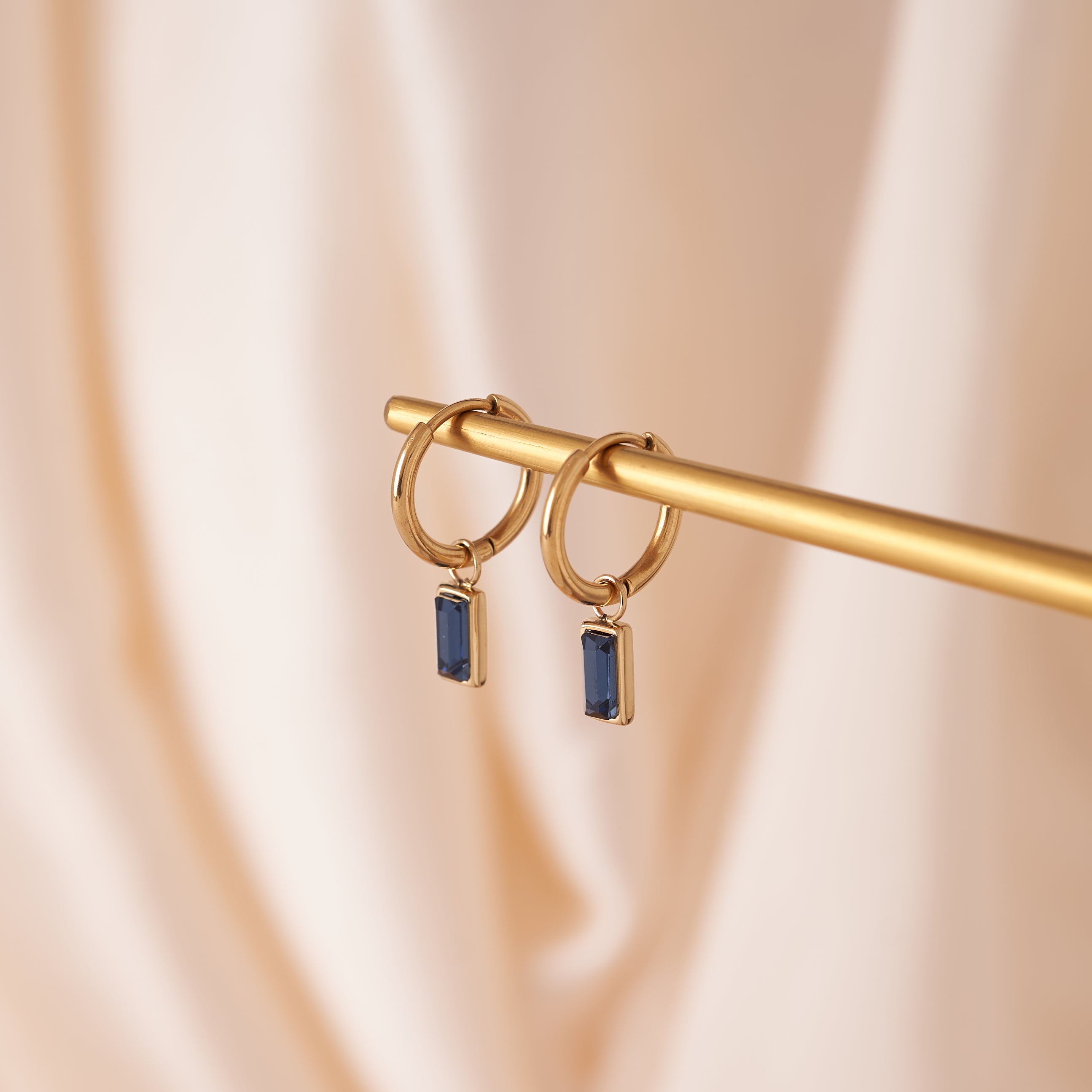 Vintage Blue Drop Earrings