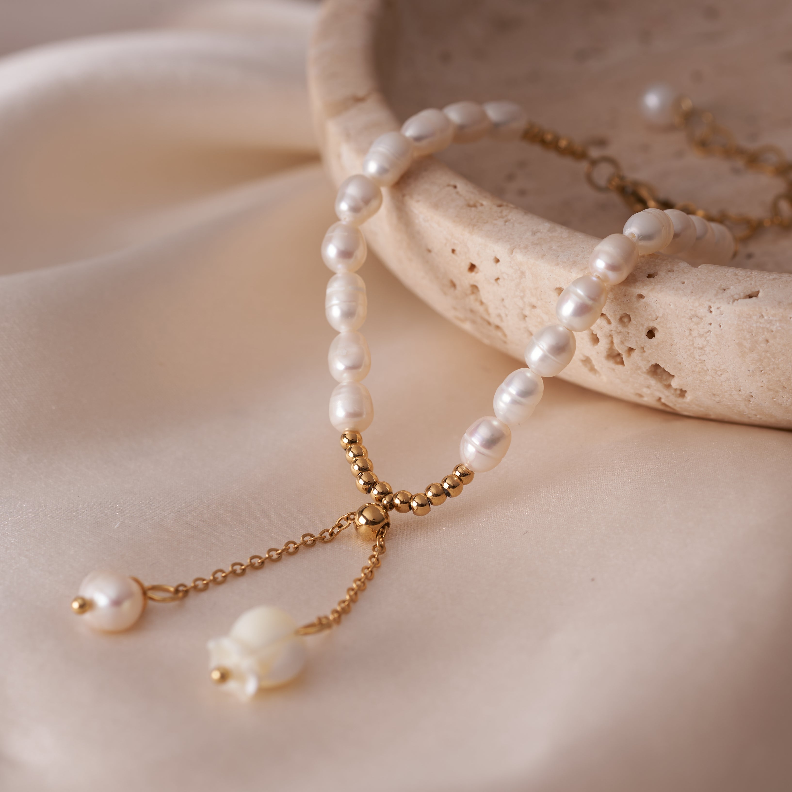 Strings Of Pearl Bracelet