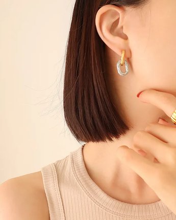 Yinyang Link Earrings