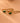 Gold Chain Emerald Stud Earrings