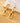 Gold Link Drop Earrings