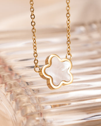 Delicate Flower Charm Necklace