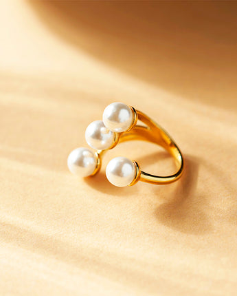 Pearl Open Cocktail Ring