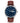 Harrison Cognac Leather Silver / Blue