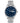 Harrison Silver Stainless Link / Blue