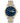 Harrison Silver Gold Stainless Link / Blue