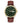 Harrison Cognac Leather Silver Gold / Green