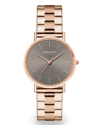 Lola Rose Gold Stainless Link / Grey