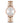 Sophia Rose Gold Stainless Link / White