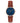 Sophia Hazelnut Leather Rose Gold / Blue
